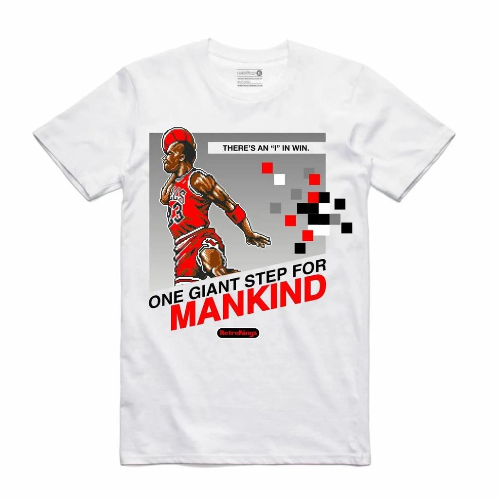 Neu Streetwear On Deunisexd Mj One Riesig Schritt Wei T Shirt Sm 3xl Made In Usa Vintage Slightly Breathable Soft