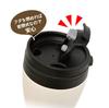 Doshisha Tumbler with Lid Convenience Store Mug Direct Type Vacuum Insulated Direct Drip 360ml White CBCT400WH
