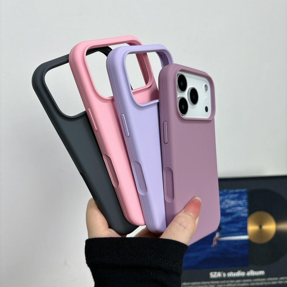 Soft Frosted Silicone Builtin Magsafe Magnetic Phone Case For iPhone 17 Air 16 15 14 13 12 11 Plus Pro Max Wireless Charge Cover