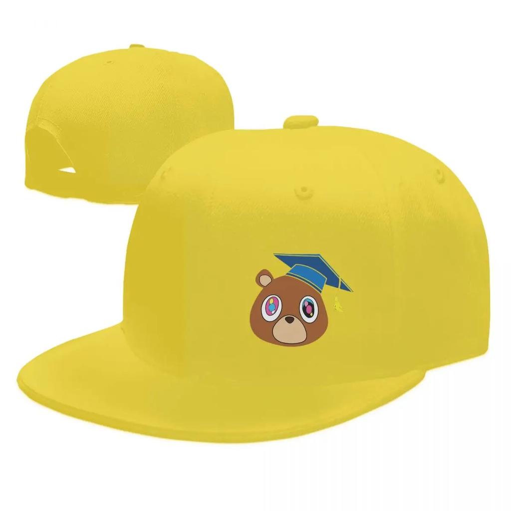 Kanye West Dropout Bear Chicago Vintage Graduation Baseball Caps Snapback Unisex Women Hats OutdoorCap Streetwear Baseball Hat