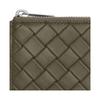 Bottega Veneta Intrecciato Embossed Pattern Design Zipper Wallet Men Wallet Pine 817741V0AQ13227