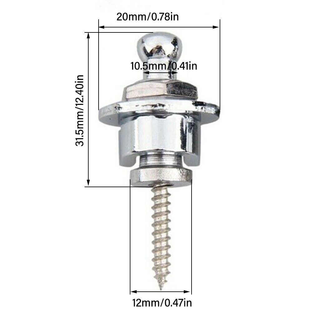 Guitar Parts Guitar Strap Locks Bass Belt Blocks Guitar Strap Lock Button Schaller Straplocks