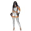 Halloween Wandering Earth Pilot Astronaut Silver Female Space Stage Party Costume