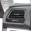 Для Volkswagen Shangku модификация интерьера декоративная рамка воздуховода из настоящего углеродного волокна левая и правая автомобильные аксессуары
