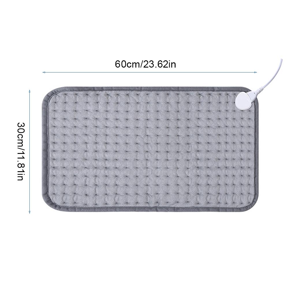 Электрическая грелка 30x60 см, водонепроницаемый зимний обогреватель, облегчение боли в животе, плечах, спине, физиотерапевтическое одеяло, теплый коврик, диван-кровать