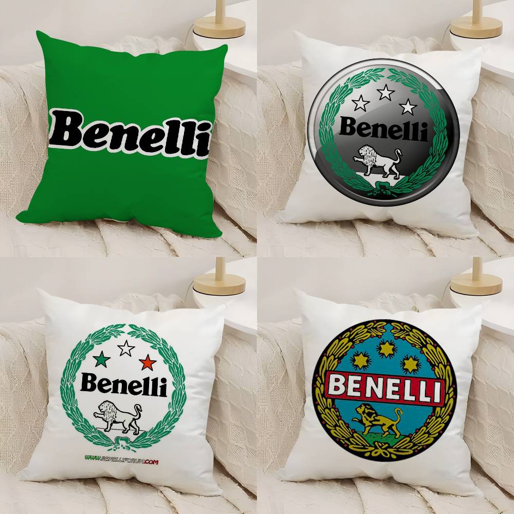 Крутая наволочка B-Benelli для дома, общежития, спинки стула, короткий плюш, двусторонняя печать, подушка для офисного сна