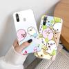 Чехол Kawaii Mamegoma TPU для iPhone XR 7 8 14 15 11 12 13 X XS Pro Max Xiaomi Redmi 13C Note 9 Samsung A22 S23 S24 Ultra Plus VIVO