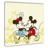 Disney Poster Mickey Mouse and Minnie Mouse 30cm X 30cm Made In Japan Dsn-0100