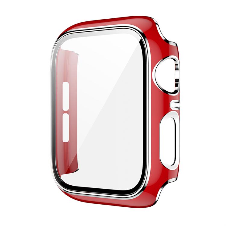 Чехол для Apple Watch 45мм 41мм 44мм 40мм 42мм аксессуары Защитное стекло для экрана iWatch series 9 7 8 5 6 SE 3 4