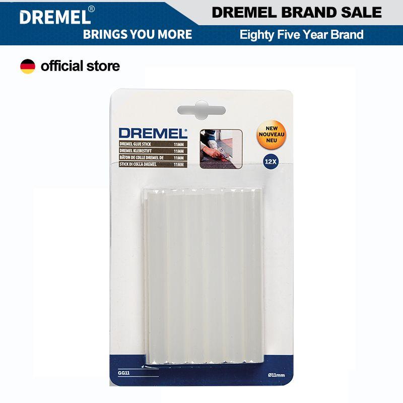 Dremel GG11, упаковка из 12 штук, термоклеевые стержни диаметром 11 мм (165-195°С)