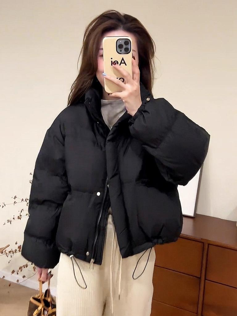Пуховик женский зимний новый 2024 корейская версия белого утиного пуха куртка супер красивое маленькое утолщенное модное пальто