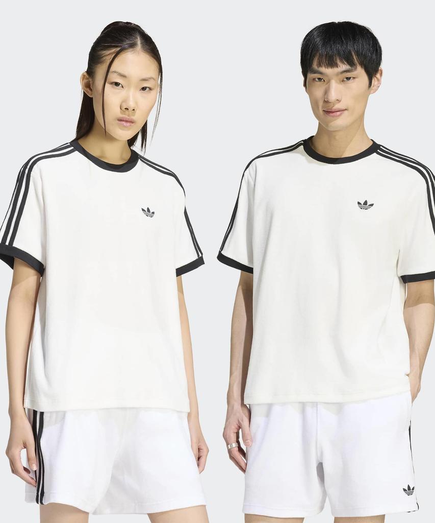adidas Хлопковая футболка Cali - Облачно-белый:Черный / Kw7400