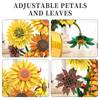 1009PCS Sunflower Building Blocks Flower Bouquet Vase Model Home Decoration Educational DIY Toy Holiday Gift for Kids Adults