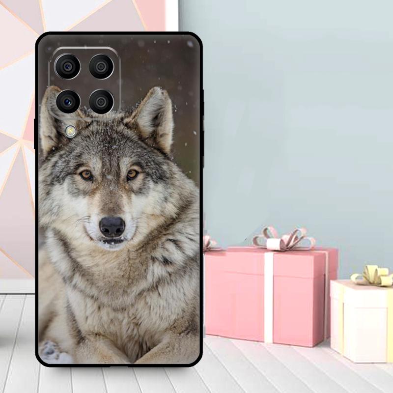 Чехол Животное Волк Воющий для Samsung Galaxy M16 M31 M21 M13 M33 M53 M15 M35 M55 M36 M56 M12 M32 M52 M14 M34 M54
