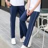 Спортивный набор для старшей школы: Короткий рукав и длинные брюки, Индивидуальный логотип, Летняя хлопковая форма для учеников средней школы