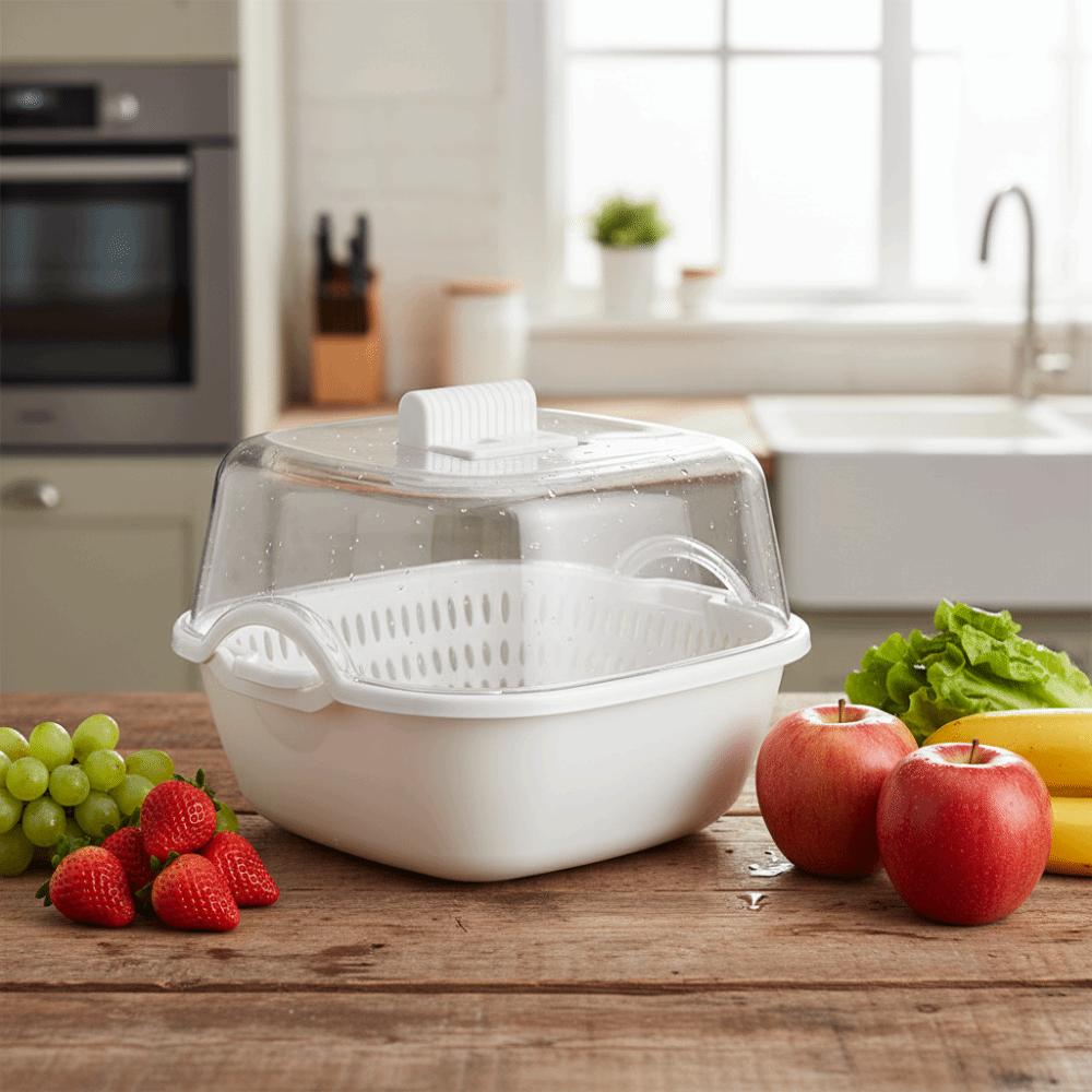 Wireless Food Preservation Defroster Ultraviolet Meat Defroster Household Drain Basket  Vegetables