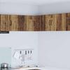 Lucca Wall Corner Cabinet Reclaimed Wood Look 57 x 57 x 40 cm Particleboard