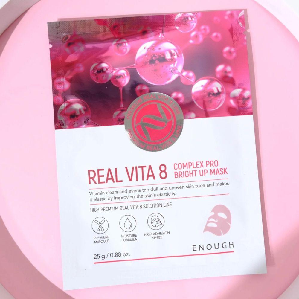 Enough-Real Vita 8 Complex Pro Bright Up Mask 10Ea