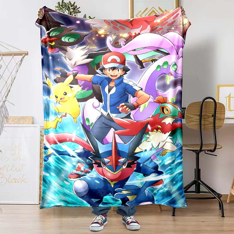 A Pikachu-patterned Blanket Is Perfect for Laying on A Bed or For Various Other Occasions, Making It A Perfect Gift Choice.