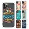 Читать книги Библиотека Книжная полка Цитаты Чехол для телефона Для iPhone 17 Air 15 16 16e 14 13 12 11 Pro Max Чехол Для Apple PLUS funda