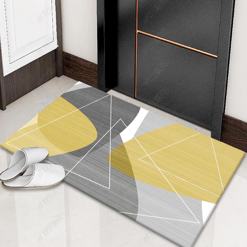 Absorbent Bathroom & Kitchen Mats - Easy-Care, Trendy Entrance Floor Mats