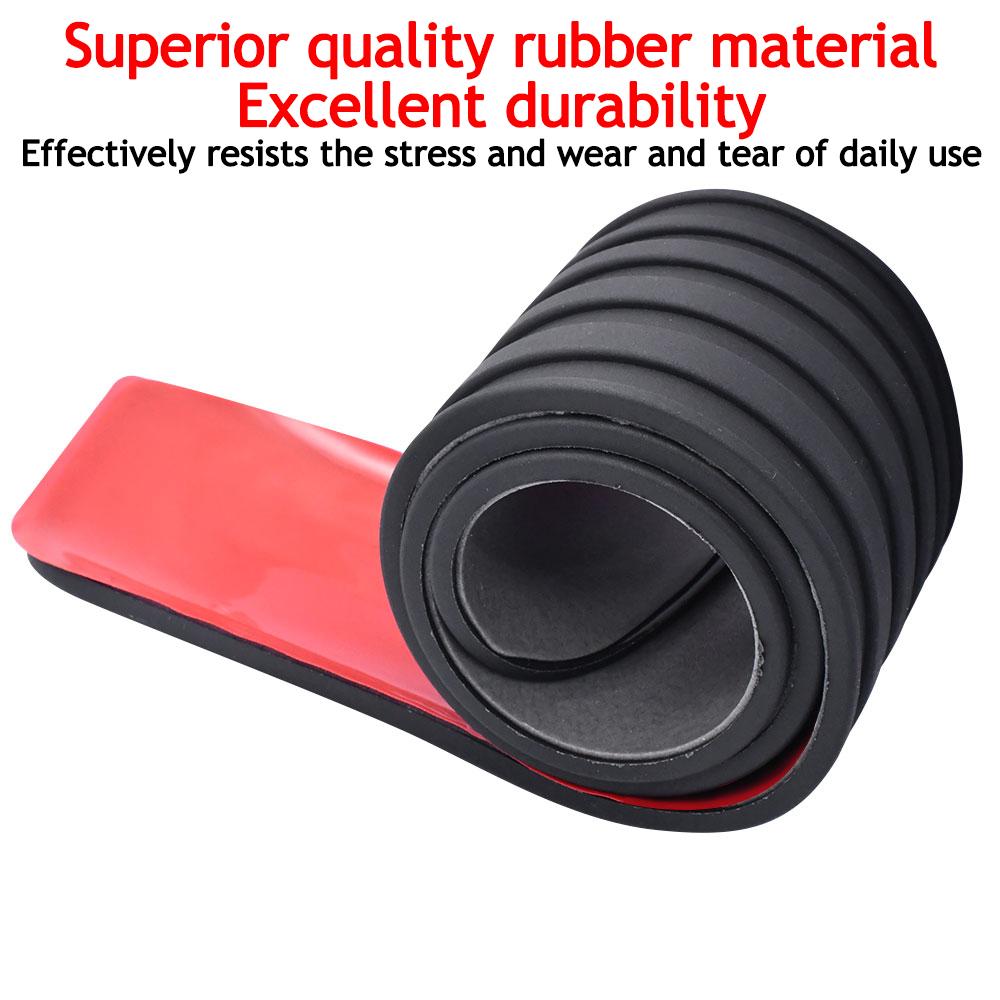 4 шт. резиновые накладки на пороги автомобиля, черные дверные панели, защитная накладка против царапин, внешние детали, аксессуары для декора автомобиля