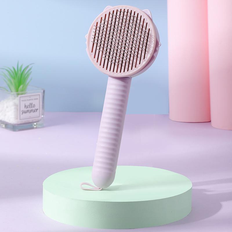 Pet Self-Cleaning Cat & Dog Massage Comb for Loose Hair Removal