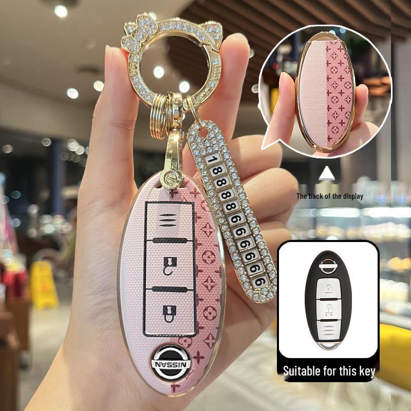 Nissan Sylphy, Teana, Qashqai, Tiida, Lannia, Bluebird Чехол для ключей и Женская сумка