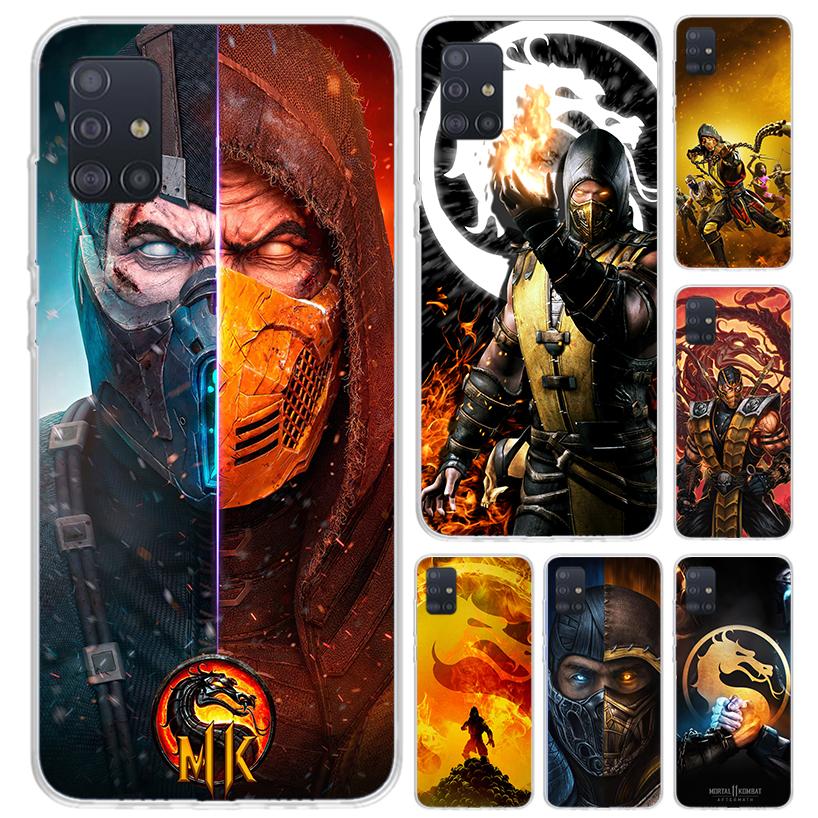 Mortal Kombat Phone Case for Samsung Galaxy A52 A32 A22 A12 A02S A50S A30S A10S Note 20 Ultra 10 Plus S10 A31 A20 A71 A72 Galaxy