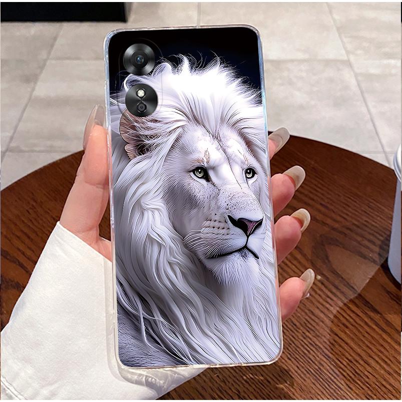 Для Oppo A17 CPH2477 Задняя крышка Oppo A17K CPH2471 Чехол Прозрачный Роскошный Милый Мультяшный Любовь Кролик Смешной Мягкий ТПУ Силиконовый Чехол для Телефона