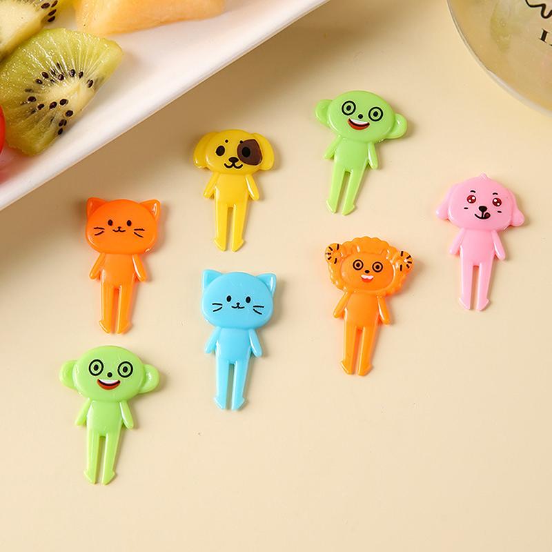 Animal Food Picks Mini Forks For Kids Cute Fruit Fork Bento Box Bento Accessories Food Decoration Fork Food Picks For Kids