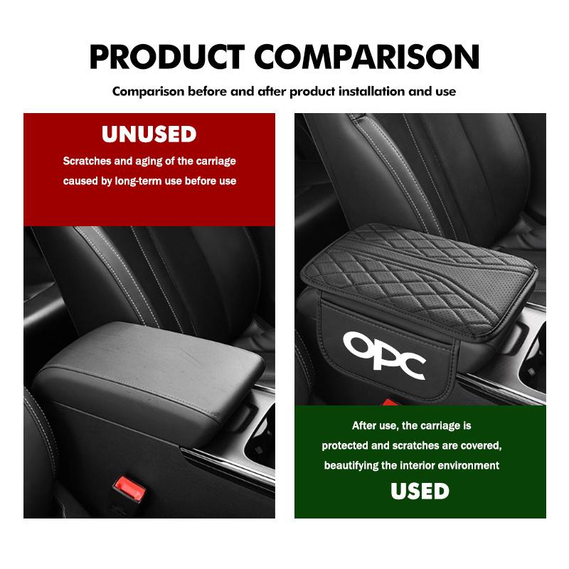 BBGH1 Car Center Armrest Box Cushion Console Mat Armrest Storage Pad For Opel Insignia Corsa Zafira Mokka Grandland MOVANO Ampera