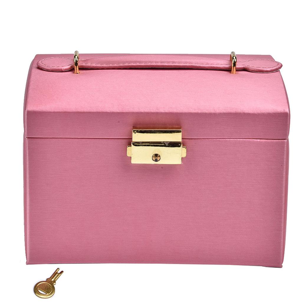 Коробка для хранения ювелирных изделий из искусственной кожи, серьги-гвоздики, кольцо, ожерелье, держатель, органайзер, чехол