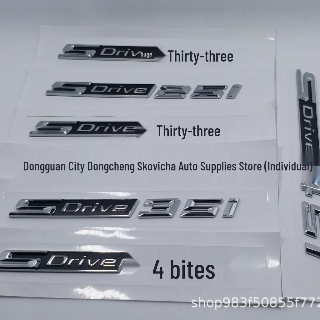 Совместимо с BMW X1, X3, X5, X6: 20i, 28i, 30i, 35i, 40i Sdrive и AWD. Объем двигателя и шильдик на багажнике.
