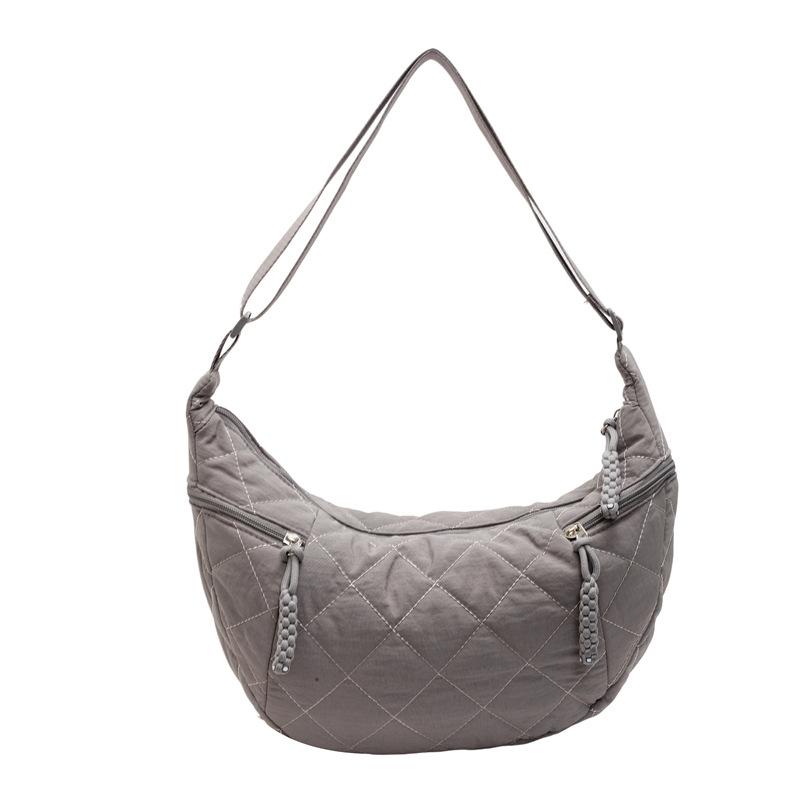 Женская сумка хобо, легкая сумка через плечо, большая вместимость, сумка через плечо
