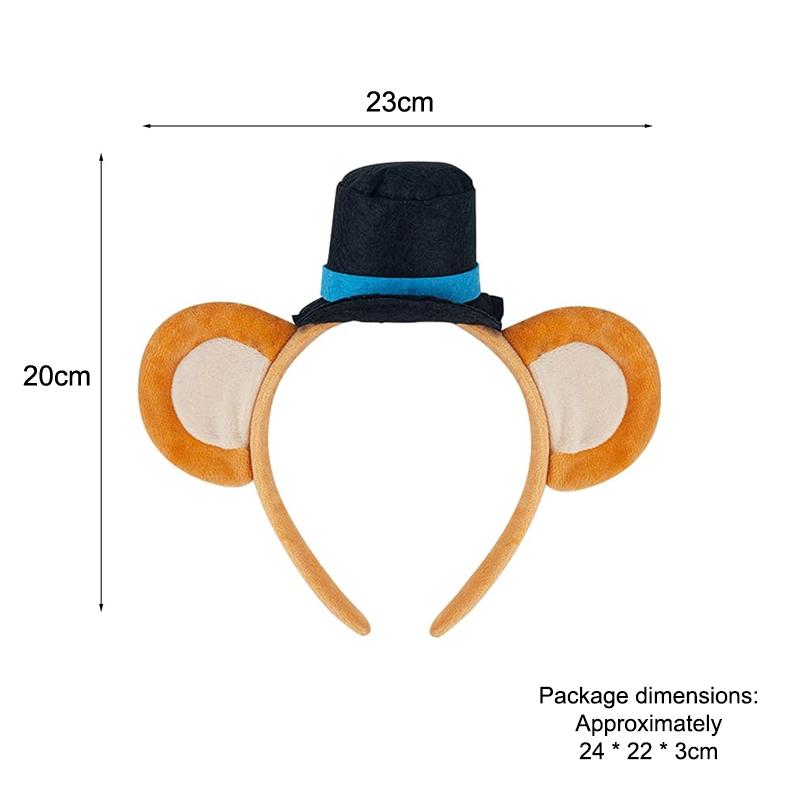 Cute Bear Ears Headband Halloween Hairband Animal Costume Children Adult Party Accessories For Halloween Cosplay