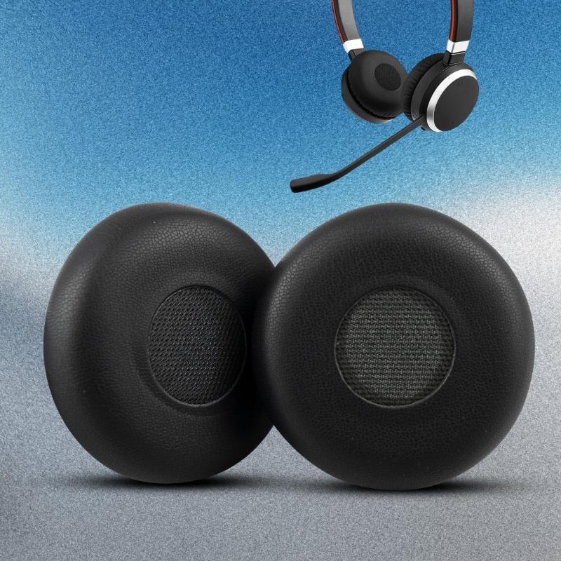 Сменная амбушюра для накладных наушников Evolve 65/40/30/20 Мягкие и дышащие пенные амбушюры Чехол для уха Накладка для уха