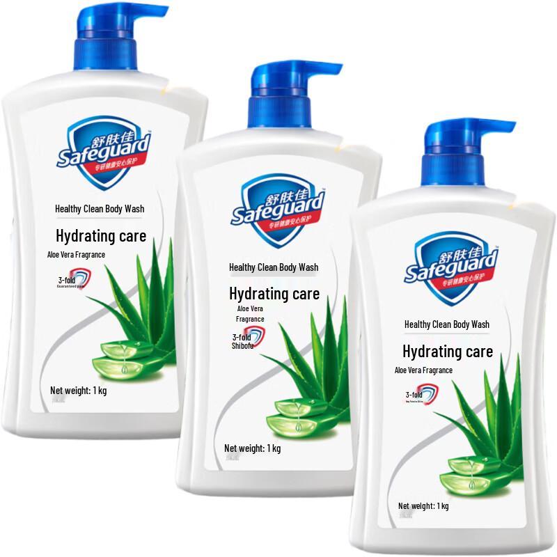 Гель для душа 'Safeguard Healthy Purifying Aloe' - Упаковка 3 x 1 кг