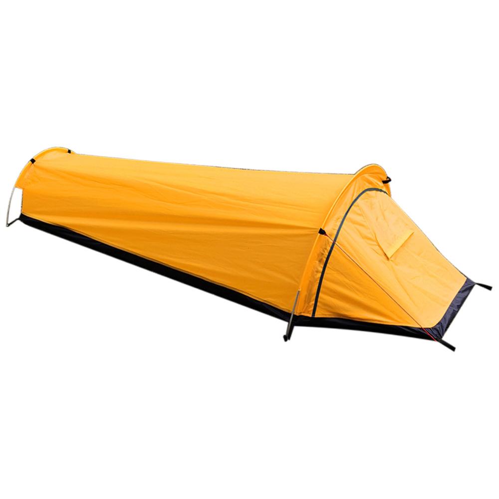 Single Person Backpacking Tent Hiking Bivy Tent Lightweight Sleeping Bag Tent with Ground Cloth