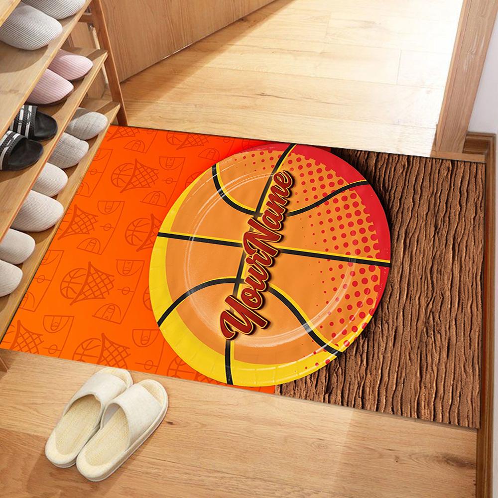 Curry Customize Text Floor Mat Design For Living Rooms Kitchen Dining Room Foyer Antislip Rug Decorate Offices Best For Christmas