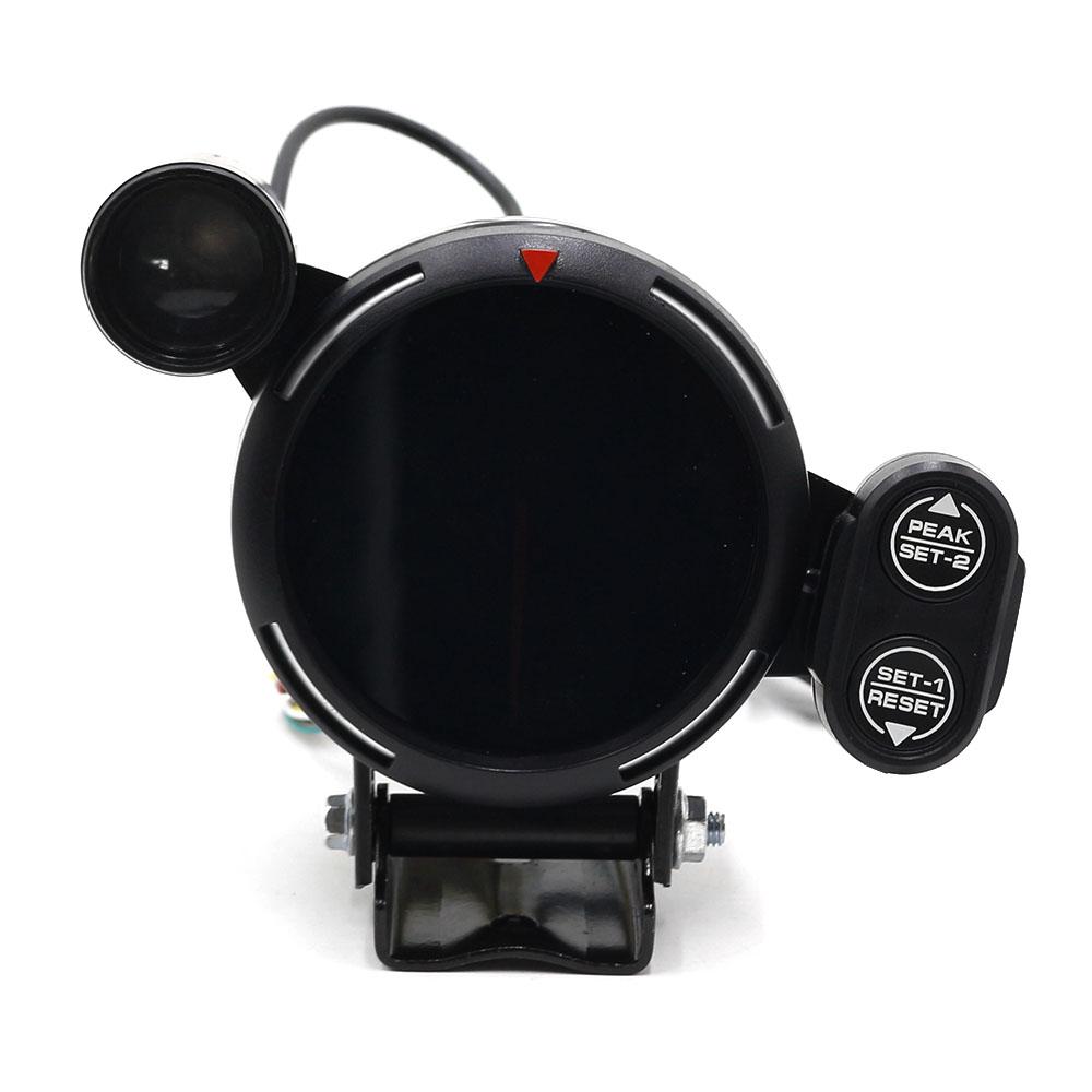 Dynoracing 80MM Tachometer RPM Gauge High Speed Stepper Motor 7 Colors 0-11000 RPM Meter With Shift Light and Peak Warning