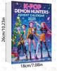 Kpop Demon Hunters Адвент-календарь - Huntrix Rumi Mira Zoey SAJA Derpy Tiger Рождественские и Новогодние Украшения Игрушки Подарки