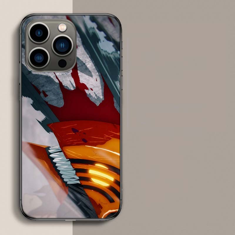 Чехол для телефона Аниме Человек-бензопила Для iPhone 17 Air 15 Pro 14 Plus 16 Pro Max 12 13 Mini 11 16E X XS Чехол Милый Fundas