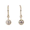 [New] K18YG Diamond Earrings 0.10ct, 0.10ct[i12-10]