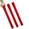 1pc/3pcs Heavy Duty Red Winch Hook Pull Strap Protective Loops Towing Rope ATV UTV Truck Accessory