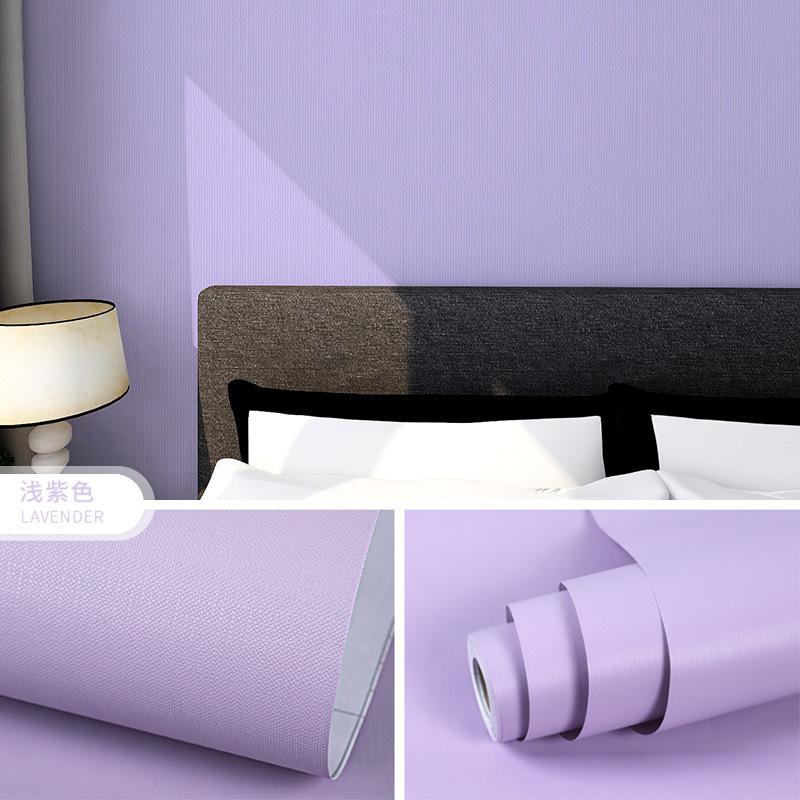 Однотонные обои из ПВХ, самоклеящиеся утолщенные обои для оклейки стен, ремоделирования мебели, обои для ремонта