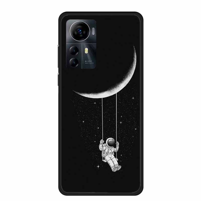For ZTE Blade A72s 4G Case 2023 Fashion Cool Soft TPU Black Silicone Phone Cover for ZTE Optus X Max Back Cases Funda A 72s Etui