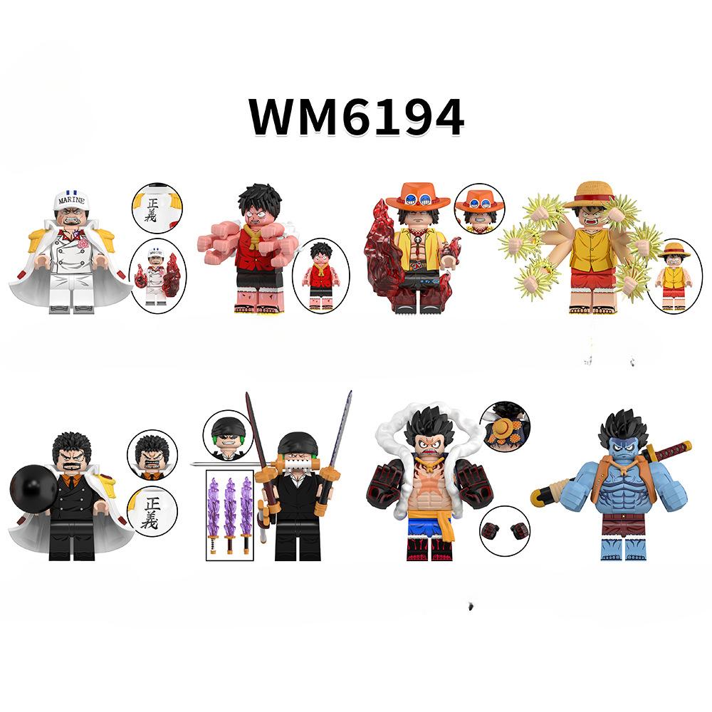 Аниме Персонажи Конструкторы Игрушки Набор Развивающие Фигурки Коллекция Рождественский Подарок для Детей Мальчиков