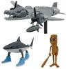 Tralalero Tralala Shark Figure Toy Tung Tung Sahur Keychain Bombardiro Crocodilo Tralalerotralala 3D Printed Sharks Meme Toy with Shoes