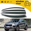 Дефлекторы боковых окон Kia KX Series для моделей 2015-2020 гг. - Декорация окон «Козырек от дождя»